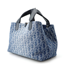 Load image into Gallery viewer, Dior Oblique Jules Bag BlueM2821ODCE_M49E Jacquard Leather Size Medium