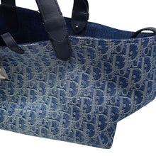 Load image into Gallery viewer, Dior Oblique Jules Bag BlueM2821ODCE_M49E Jacquard Leather Size Medium