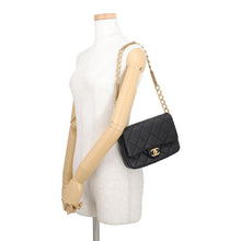 将图像加载到图库查看器中,CHANEL Matelasse Single Flap Shoulder Bag BlackAS4231 Lambskin
