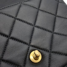 将图像加载到图库查看器中,CHANEL Matelasse Single Flap Shoulder Bag BlackAS4231 Lambskin