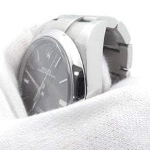 Load image into Gallery viewer, ROLEX Oyster Perpetual W39mm Stainless Steel Dark Rolesium Dial114300