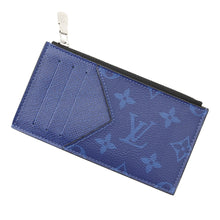 Load image into Gallery viewer, LOUIS VUITTON Coin card folder CobaltM30270 Taiga Leather/Monogram
