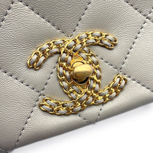 将图像加载到图库查看器中,CHANEL Matelasse Flap Bag GrayAS2976 Lambskin