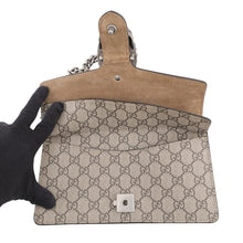 Load image into Gallery viewer, GUCCI Dionysus ChainShoulder Bag Beige499623 PVC Suede Rhinestone Size Small