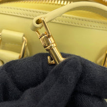 Load image into Gallery viewer, CELINE Cuir Triomphe Boston Yellow10P043ESM Smooth Calf Leather Size Mini