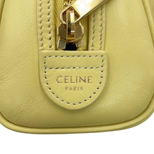Load image into Gallery viewer, CELINE Cuir Triomphe Boston Yellow10P043ESM Smooth Calf Leather Size Mini