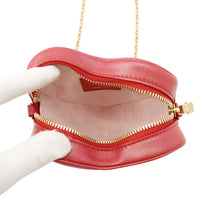 Load image into Gallery viewer, LOUIS VUITTON Heart on ChainBag RedM80837 Monogram