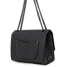 Load image into Gallery viewer, CHANEL 2.55 W-Flap Chain Shoulder BlackA37586 Aged Calf Leather