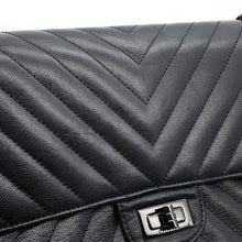 Load image into Gallery viewer, CHANEL 2.55 W-Flap Chain Shoulder BlackA37586 Aged Calf Leather