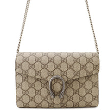 Load image into Gallery viewer, GUCCI Dionysus Chain Wallet Beige401231 GG Supreme