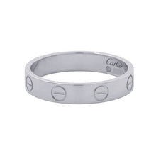 Load image into Gallery viewer, CARTIER LOVE Ring Small Model Size Small/52/#12B4085152/B4085100 18K White Gold
