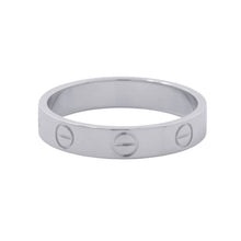 Load image into Gallery viewer, CARTIER LOVE Ring Small Model Size Small/52/#12B4085152/B4085100 18K White Gold