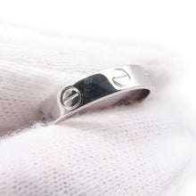 将图像加载到图库查看器中,CARTIER LOVE Ring Small Model Size Small/52/#12B4085152/B4085100 18K White Gold