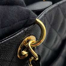 将图像加载到图库查看器中,CHANEL Matelasse PST Chain Tote BlackA50994 Caviar Leather
