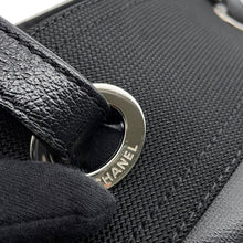 Load image into Gallery viewer, CHANEL Paris-Biarritz Tote Bag BlackA34208 PVC Coated Canvas Leather Size PM
