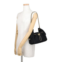 将图像加载到图库查看器中,CHANEL CHANEL 25 ChainShoulder Bag BlackAS5631-B25071-94305 Tweed Size Mini