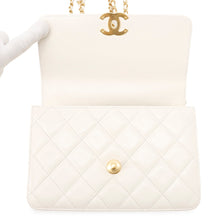 Load image into Gallery viewer, CHANEL Matelasse ChainShoulder Bag WhiteAS2615 Calf Leather