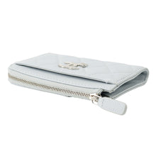 Load image into Gallery viewer, CHANEL Matelasse Star Fragment Case Light BlueAP3732-B21489-U2367 Caviar Leather/Rhinestone
