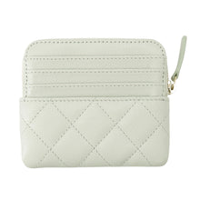 将图像加载到图库查看器中,CHANEL Matelasse Classic Zip Coin Purse Light GreenAP2061 Caviar Leather