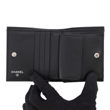 将图像加载到图库查看器中,CHANEL Matelasse CC Logo Small Wallet BlackAP3817 Leather