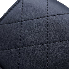 将图像加载到图库查看器中,CHANEL Matelasse CC Logo Small Wallet BlackAP3817 Leather