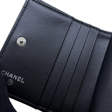 将图像加载到图库查看器中,CHANEL Matelasse CC Logo Small Wallet BlackAP3817 Leather