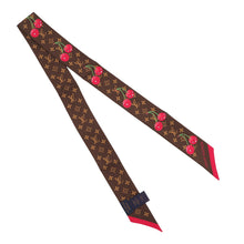 Load image into Gallery viewer, LOUIS VUITTON LVxTM BandeauBB Monogram Cherry Brown/RedM96085 Silk100%