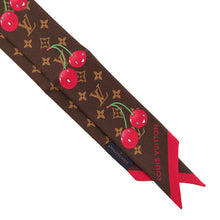 Load image into Gallery viewer, LOUIS VUITTON LVxTM BandeauBB Monogram Cherry Brown/RedM96085 Silk100%