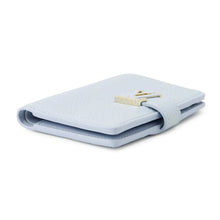 Load image into Gallery viewer, LOUIS VUITTON LV Vertical Wallet Compact Blue OrumpM83572 Taurillon Leather
