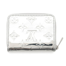 Load image into Gallery viewer, LOUIS VUITTON LV SKI Zip around purse SilverM12673 Monogram Miroir