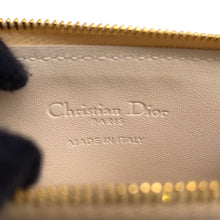 Load image into Gallery viewer, Dior Lady Dior Cosmos zip card holder BeigeS0965ONMJ_M67U Lambskin