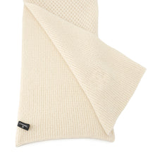 Load image into Gallery viewer, CHANEL CC Logo Scarf WhiteAAB462 Cashmere80% Silk20%