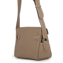 将图像加载到图库查看器中,HERMES Kelly Messenger Etoupe Evercolor Size PM