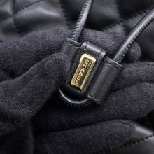 Load image into Gallery viewer, CHANEL Matelasse Drawstring Double Pocket Backpack BlackAS4342 Calf Leather