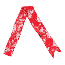 Load image into Gallery viewer, CHANEL Scarf Slim Bandeau Red/WhiteAAB856 Silk 100%