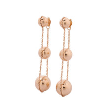 Load image into Gallery viewer, TIFFANY&Co. HardWear Triple Drop Earrings 18K Pink Gold
