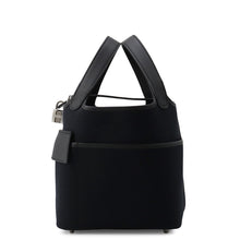 Load image into Gallery viewer, HERMES Picotin Lock Cargo Black Towar Goeran Swift Leather Size PM