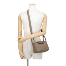 Load image into Gallery viewer, HERMES Lindy Etoupe Swift Leather Size Mini