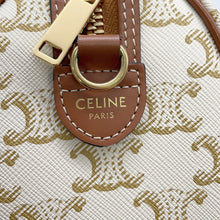 Load image into Gallery viewer, CELINE Triomphe 2WAY Travel Bag Brown/Beige197582 PVC Leather Size Small