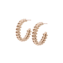 Load image into Gallery viewer, CARTIER Crush Do Cartier Hoop Earrings Size SMB8301415 18K Pink Gold