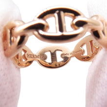 Load image into Gallery viewer, HERMES Chaine d'Ancre Anchene Ring Size PM/51/#11 18K Pink Gold