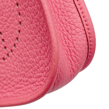 将图像加载到图库查看器中,HERMES Evelyne Amazon Long Rose Azalee/Rouge Pivoine Taurillon Clemence Size TPM