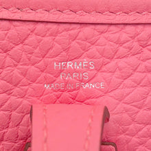 将图像加载到图库查看器中,HERMES Evelyne Amazon Long Rose Azalee/Rouge Pivoine Taurillon Clemence Size TPM