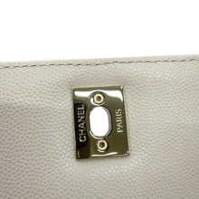 Load image into Gallery viewer, CHANEL Matelasse Coco Handle 2WAYHandbag WhiteA92991 Caviar Leather Size 29