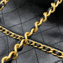 将图像加载到图库查看器中,CHANEL Matelasse Around Chain Bucket Bag BlackAS5328 Shiny Lambskin Size Small