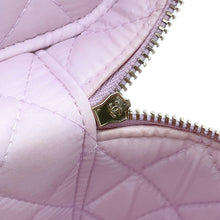 Load image into Gallery viewer, CHANEL Top Handle Matelasse CC Logo Vanity Bag Light PurpleAP2573 Caviar Leather
