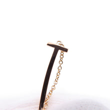 将图像加载到图库查看器中,TIFFANY&Co. T Smile Pendant Size Large60011654 18K Pink Gold