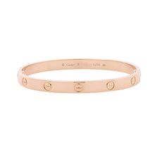 将图像加载到图库查看器中,CARTIER love bracelet Size Classical/18 18K Pink Gold