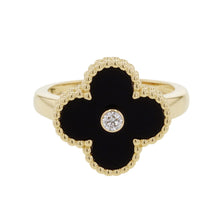 Load image into Gallery viewer, Van Cleef & Arpels Vintage Alhambra Ring Size 50/#10VCARA41050/VCARA41000 18K Yellow Gold