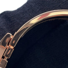 Load image into Gallery viewer, HERMES Clic H Bangle Size PM White Lacquer Gold Plated